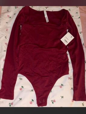 Tenshoppe Deep Red Bodysuit